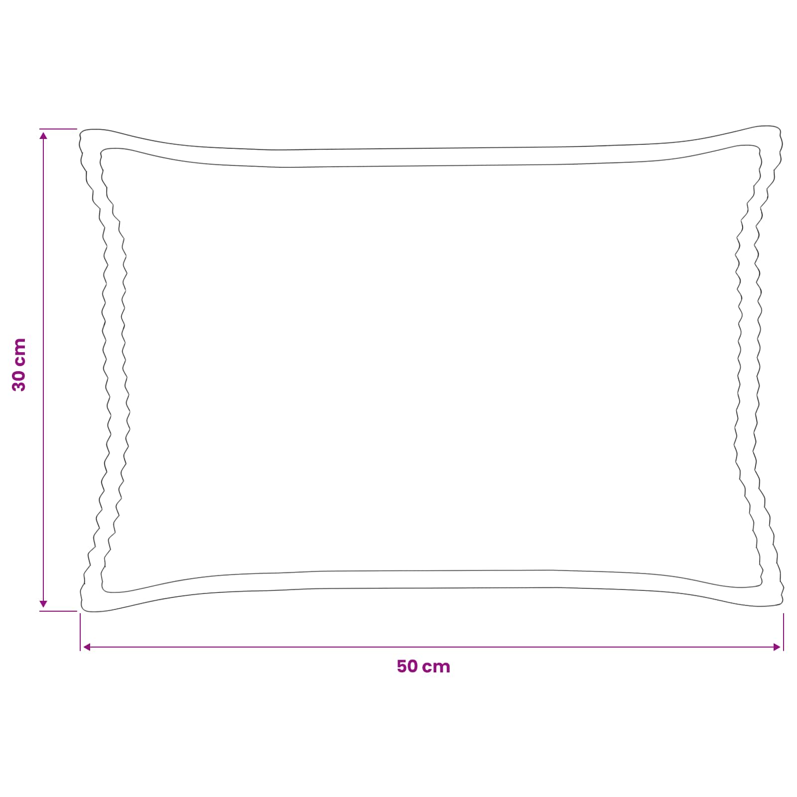 Párna huzat 2 db houten világos zöld szürke 30 x 50 cm cord