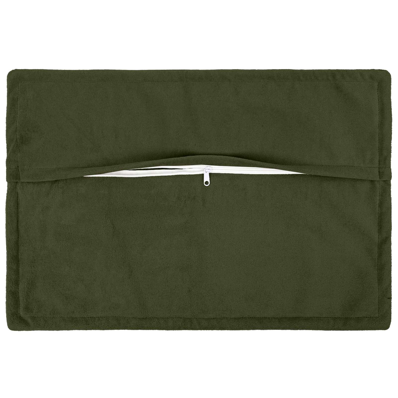 Párna huzat 2 pcs houten zöld 30 x 50 cm mikroszálas plüss