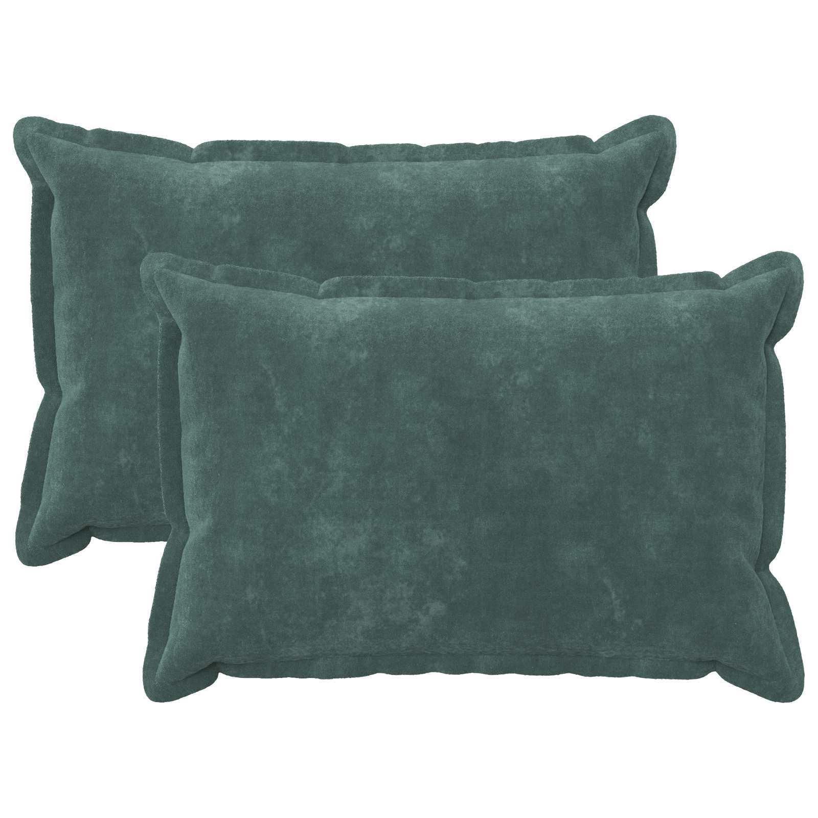 Párna huzat 2 pcs houten tengerkék 30 x 50 cm mikroszálas plüss