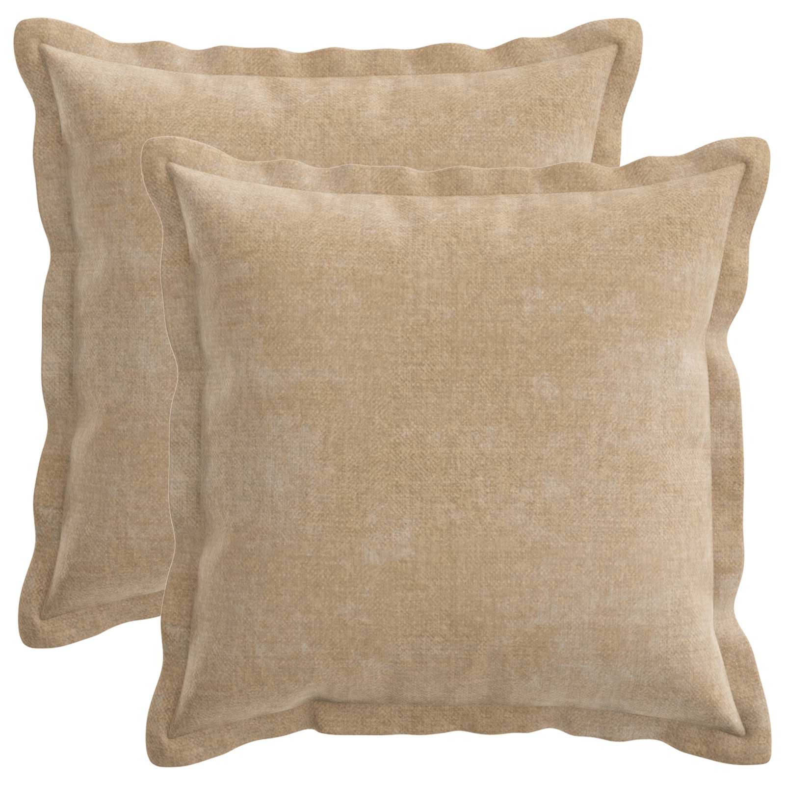 Párna huzat 2 db houten tópszínű 35 x 35 cm chenille szövet