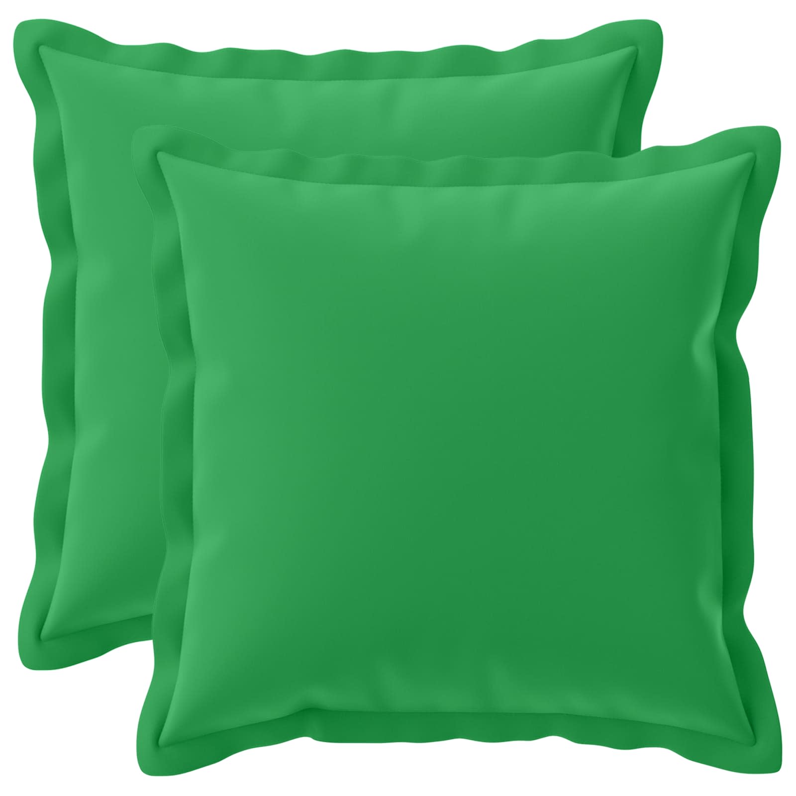 Párna huzat 2 db houten zöld 35 x 35 cm poliészter