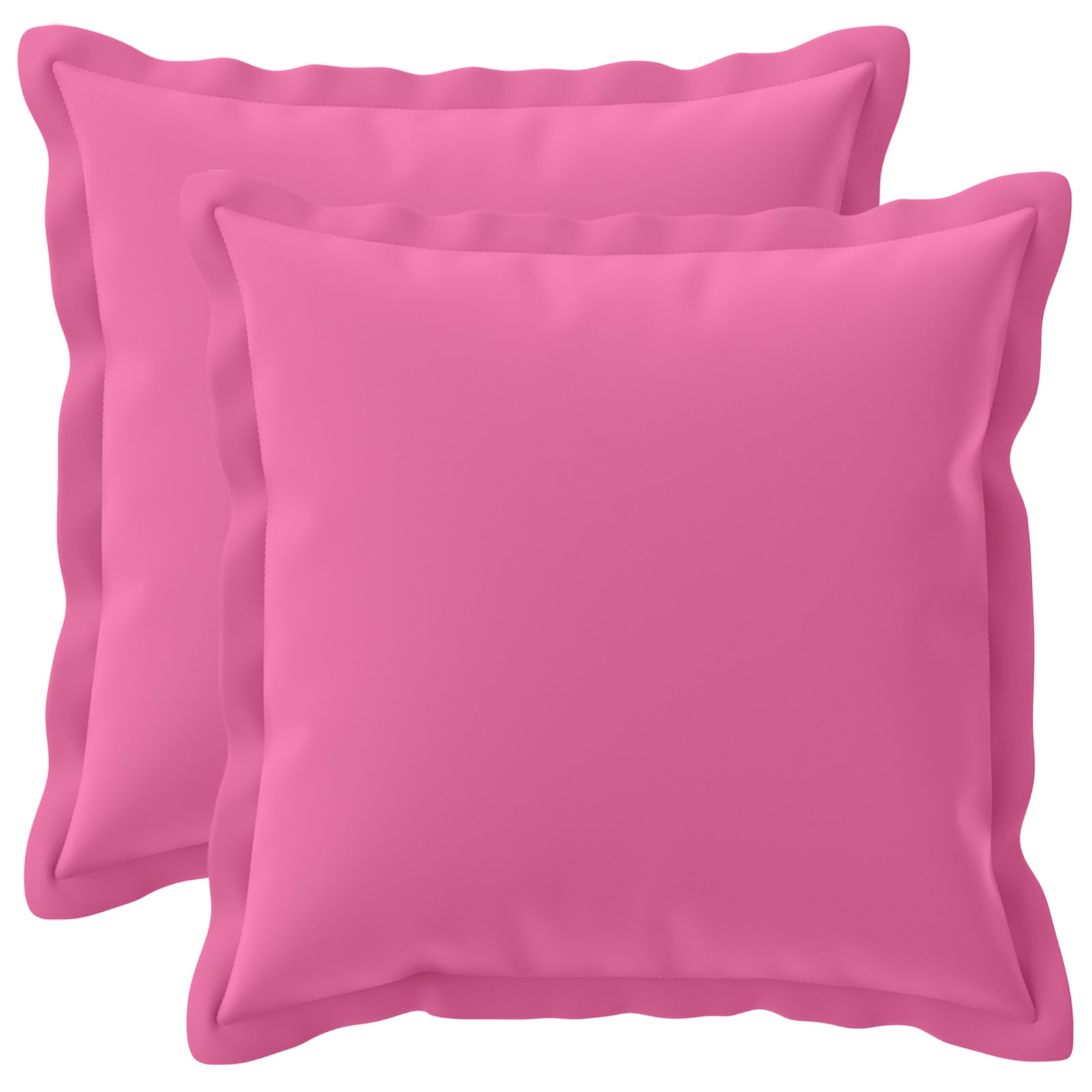 Párna huzat 2 db houten rózsaszín 35 x 35 cm poliészter