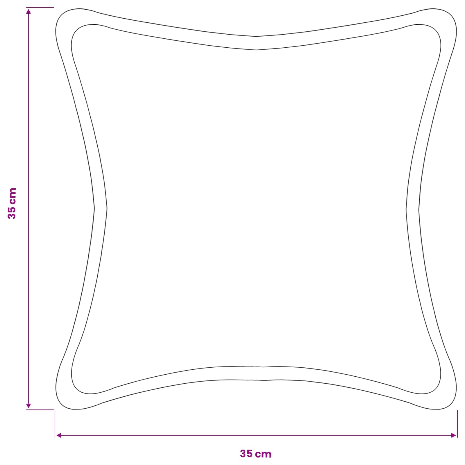Párna huzat 2 pcs houten sötétzöld 35 x 35 cm bouclé