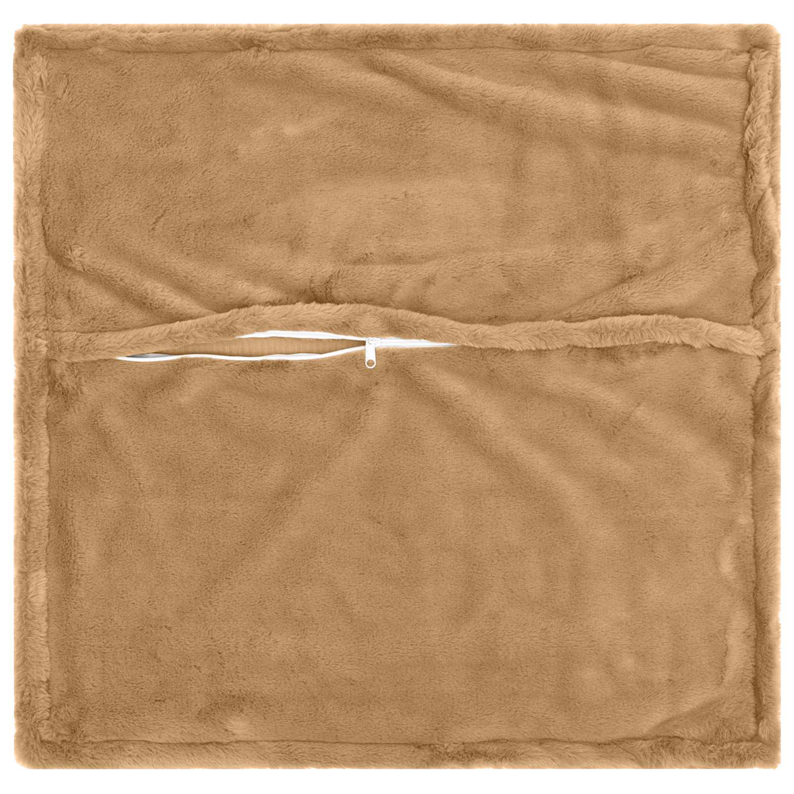 Párna huzat 6 db houten tópszínű 35 x 35 cm műnyúl szőr