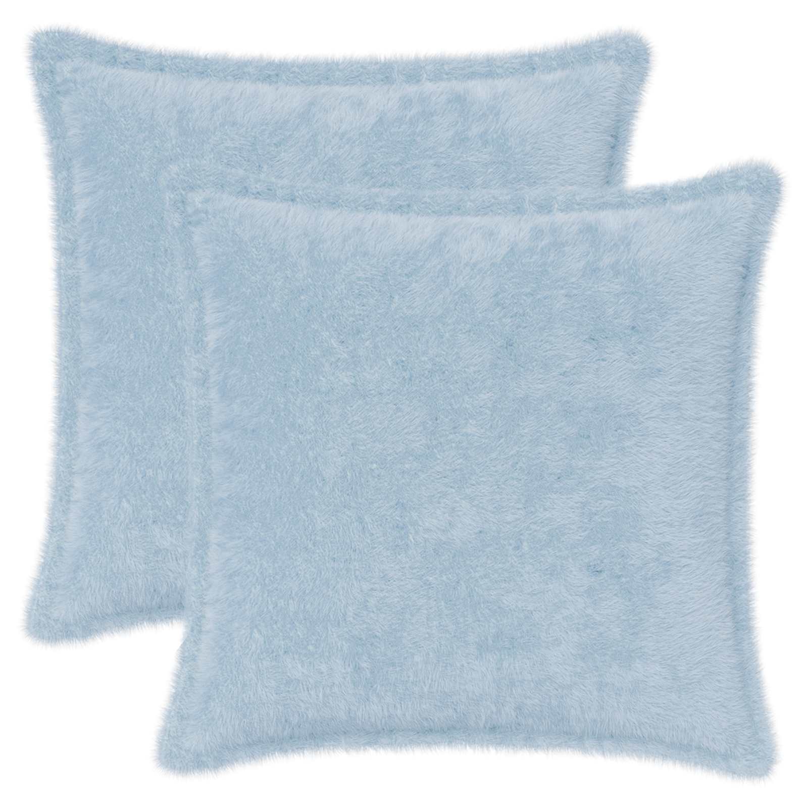 Párna huzat 2 db houten világoskék 35 x 35 cm műnyúl szőr
