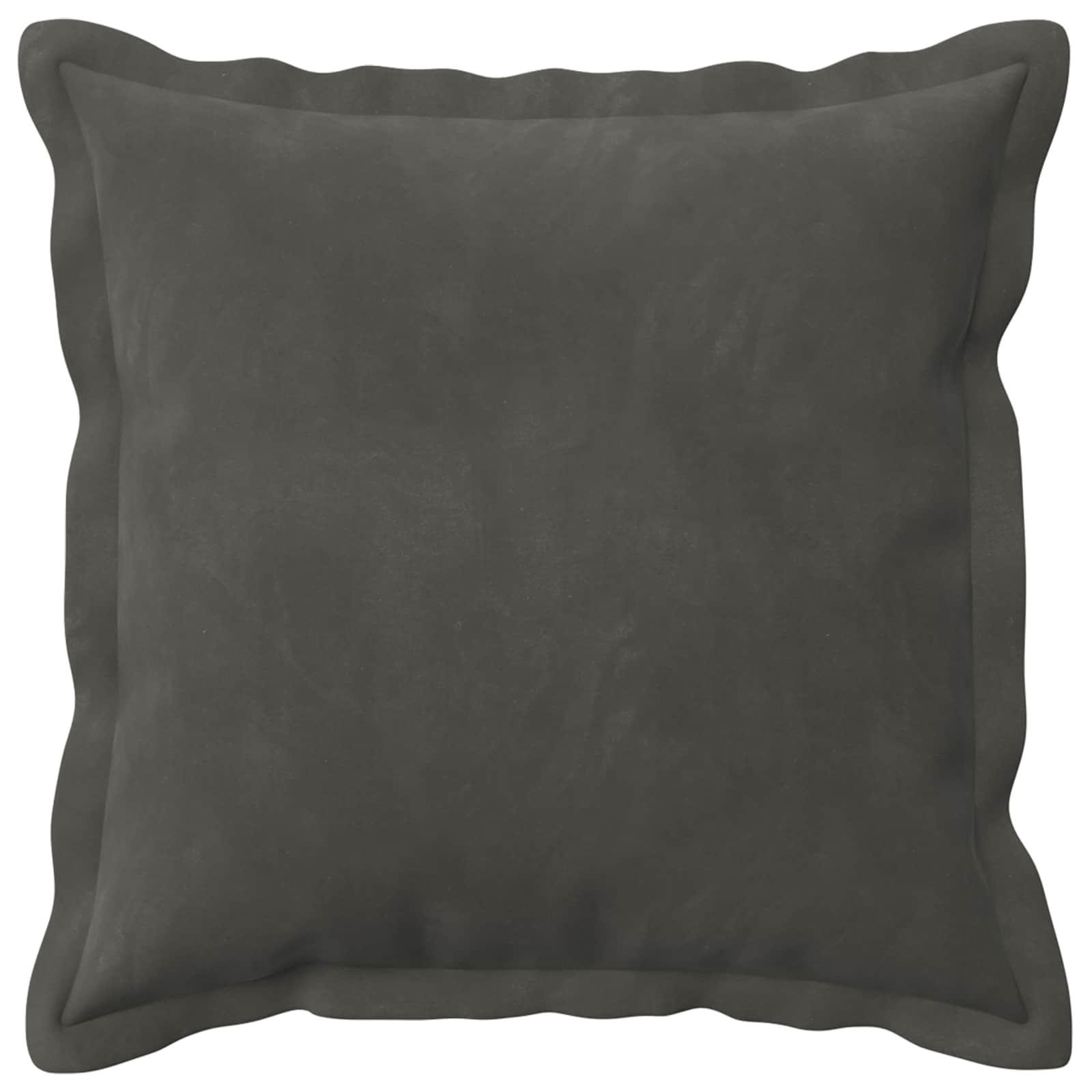 Párna huzat 2 pcs houten sötétszürke 40 x 40 cm bársony