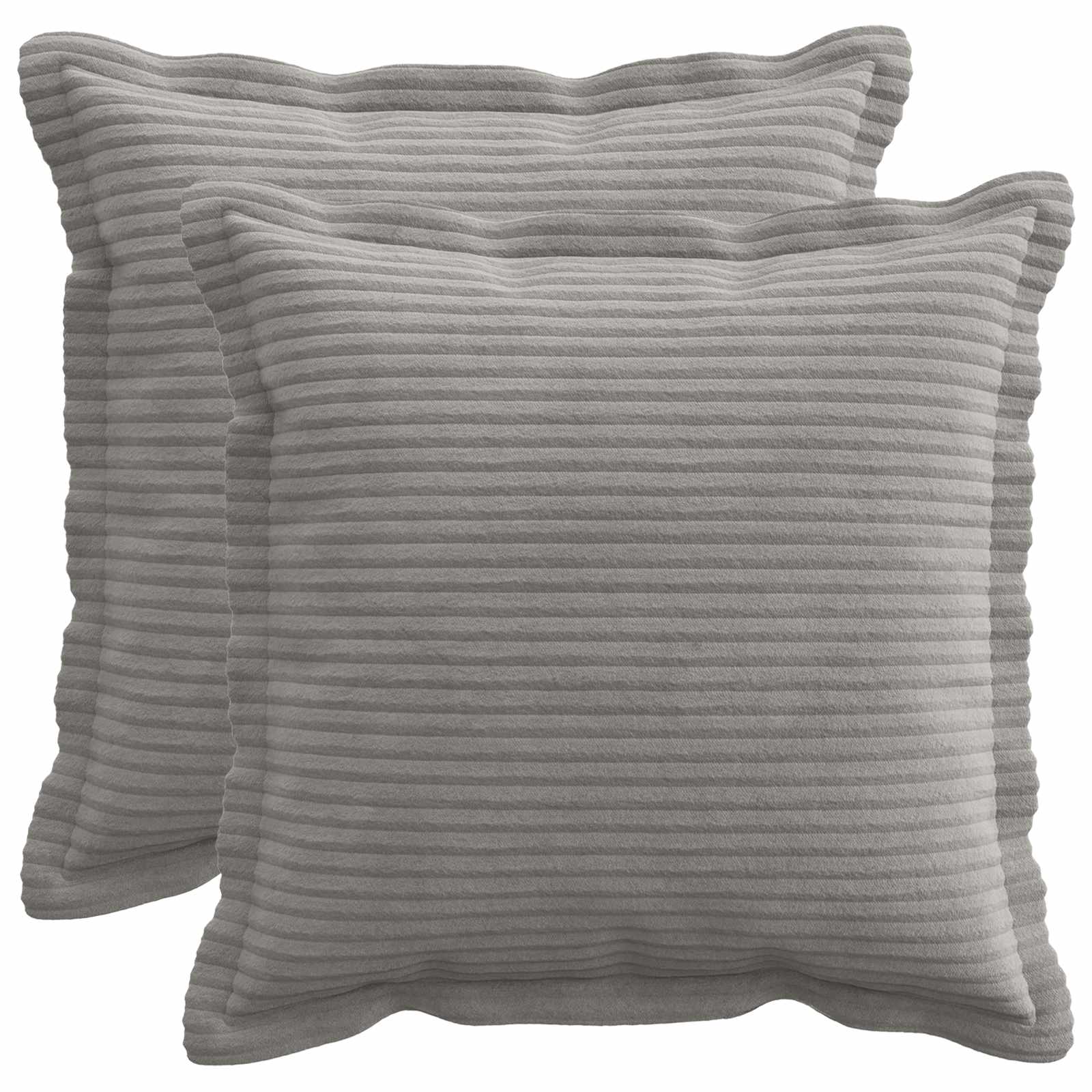 Párna huzat 2 db houten világosszürke 40 x 40 cm cord
