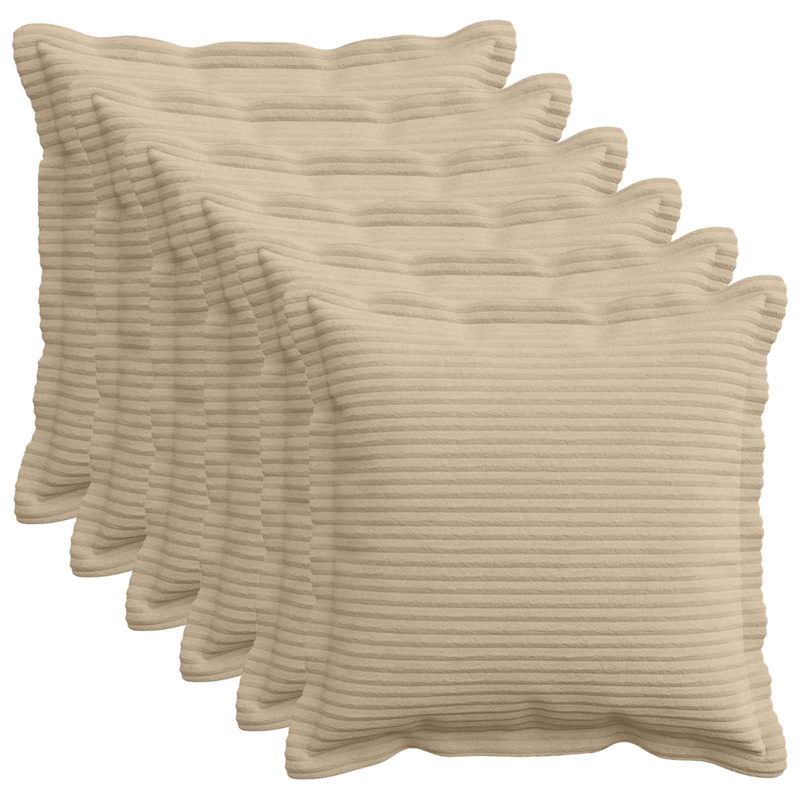 Párna huzat 6 db houten tópszínű 40 x 40 cm cord