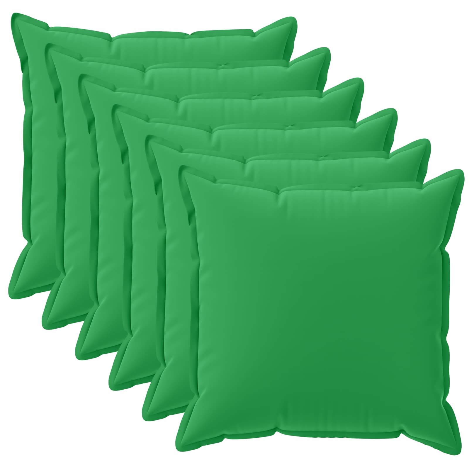 Párna huzat 6 db houten zöld 40 x 40 cm poliészter