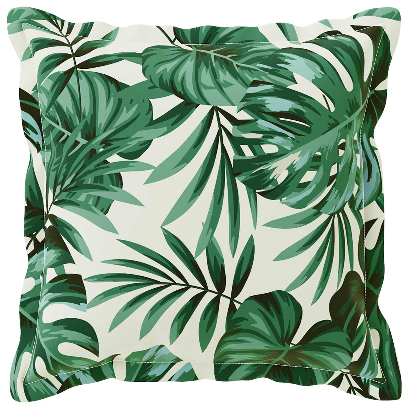 Párna huzat 12 db houten levélminta 40 x 40 cm poliészter