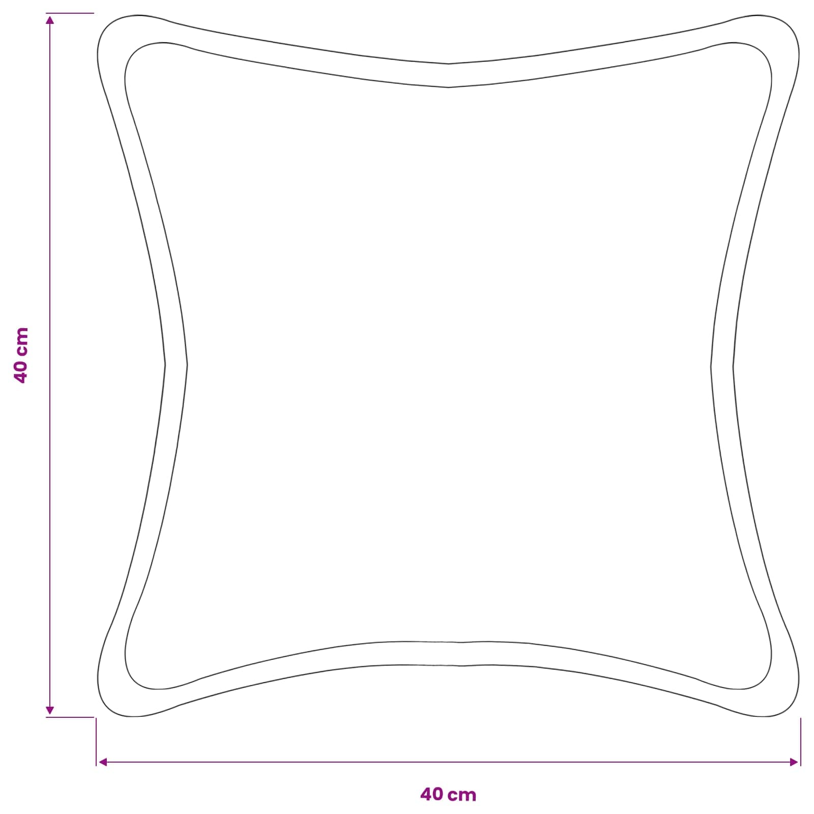 Párna huzat 2 pcs houten sötétzöld 40 x 40 cm bouclé