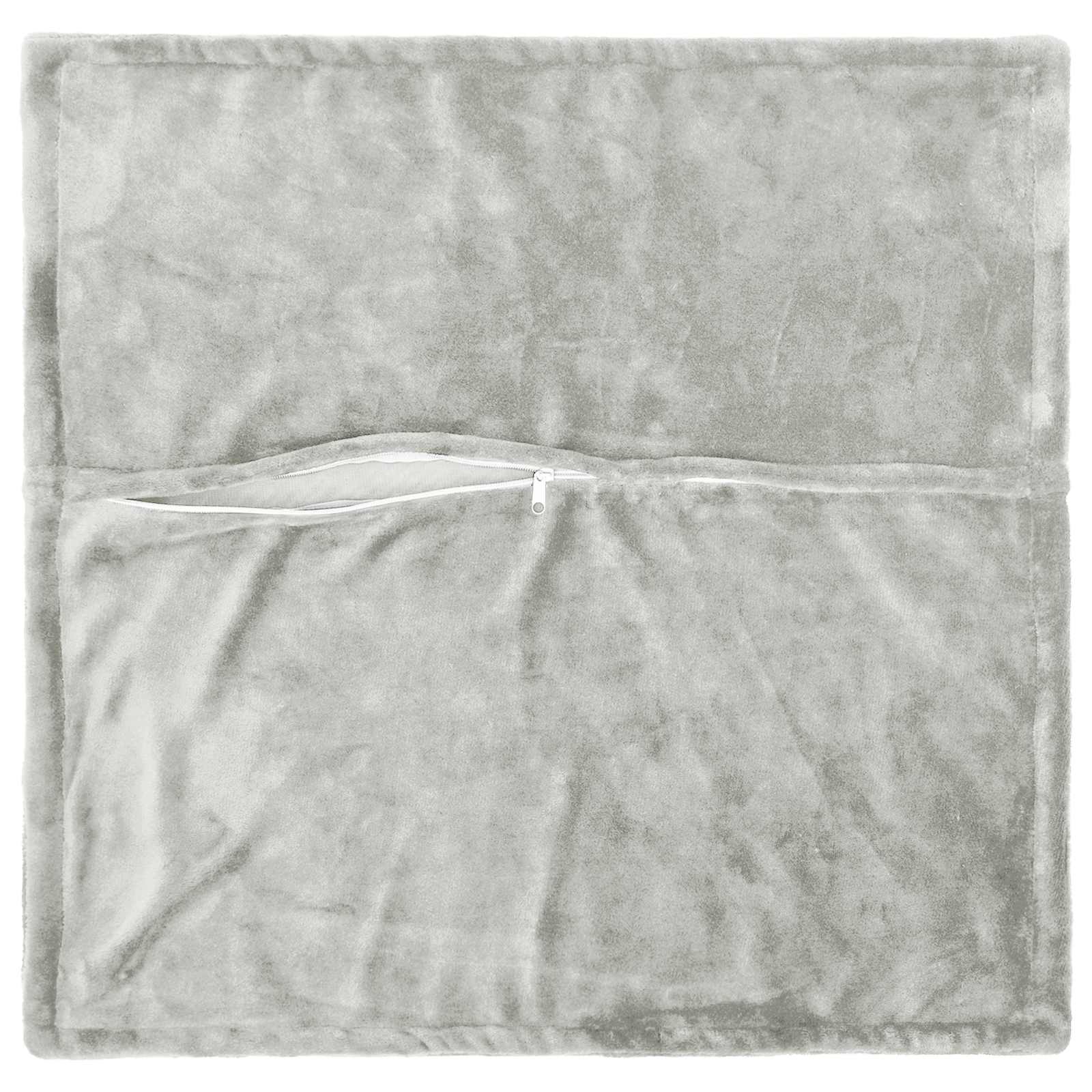 Párna huzat 6 db houten világosszürke 40 x 40 cm flanell