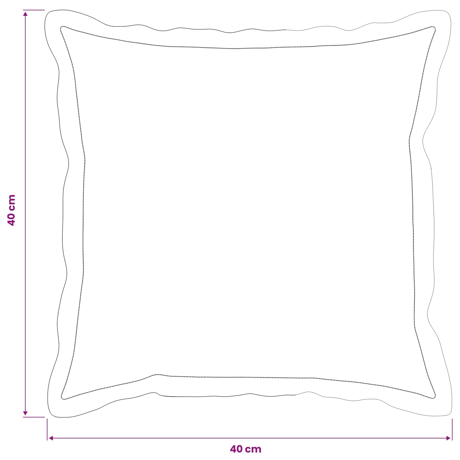 Párna huzat 12 db houten rózsaszín 40 x 40 cm műnyúl szőr
