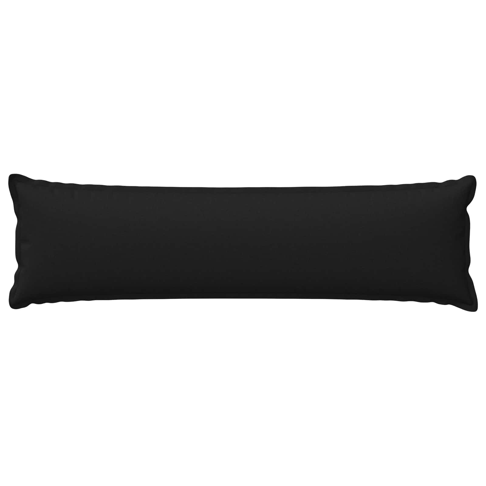 Párna huzat 2 pcs houten fekete 40 x 145 cm műlenszövet