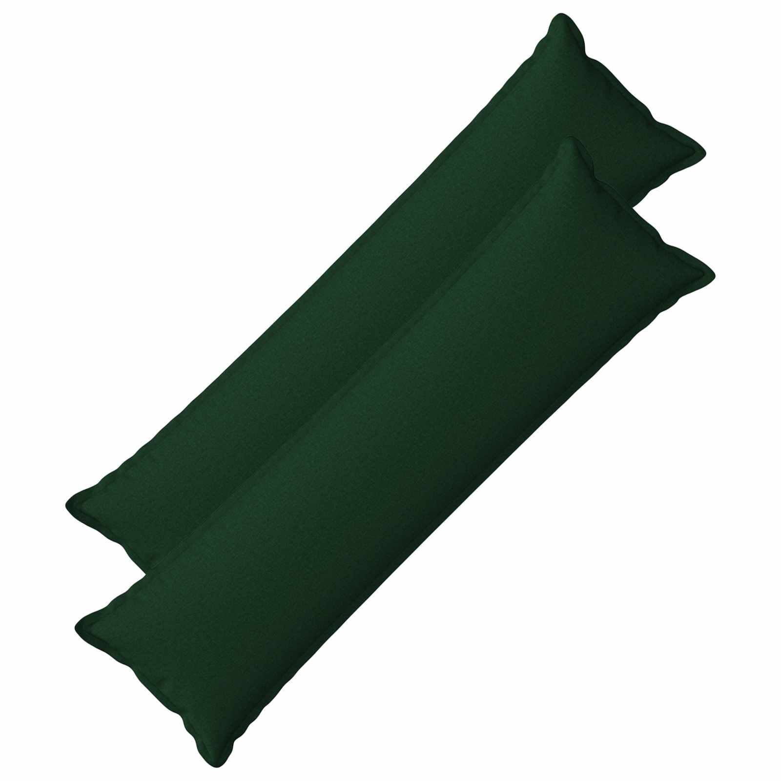 Párna huzat 2 pcs houten sötétzöld 40 x 145 cm műlenszövet