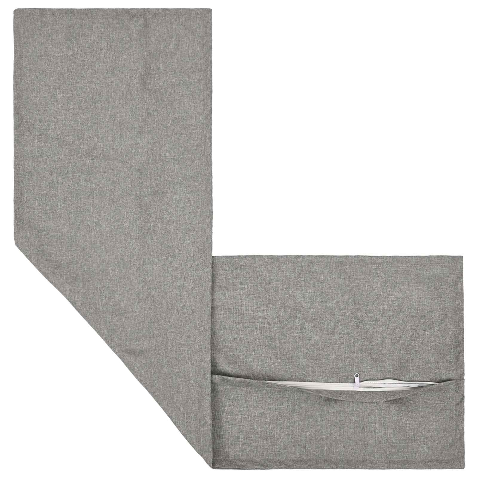 Párna huzat houten felhőszürke 40 x 145 cm műlenszövet