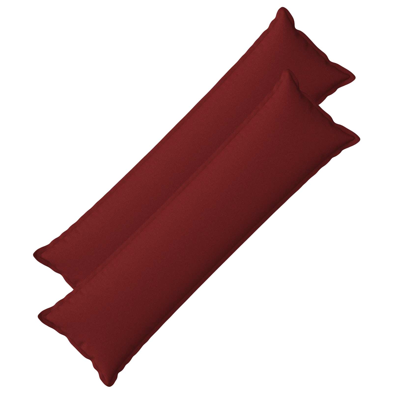 Párna huzat 2 pcs houten bordó 40 x 145 cm műlenszövet