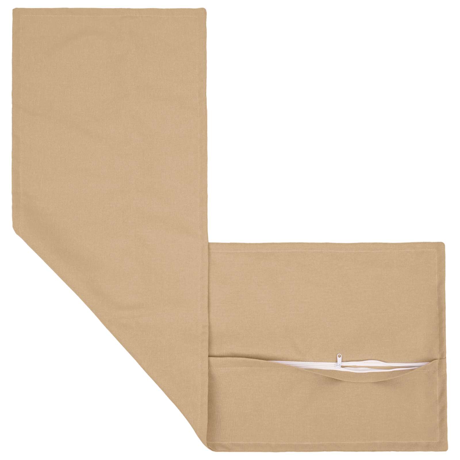 Párna huzat 2 pcs houten krémszínű 40 x 145 cm műlenszövet