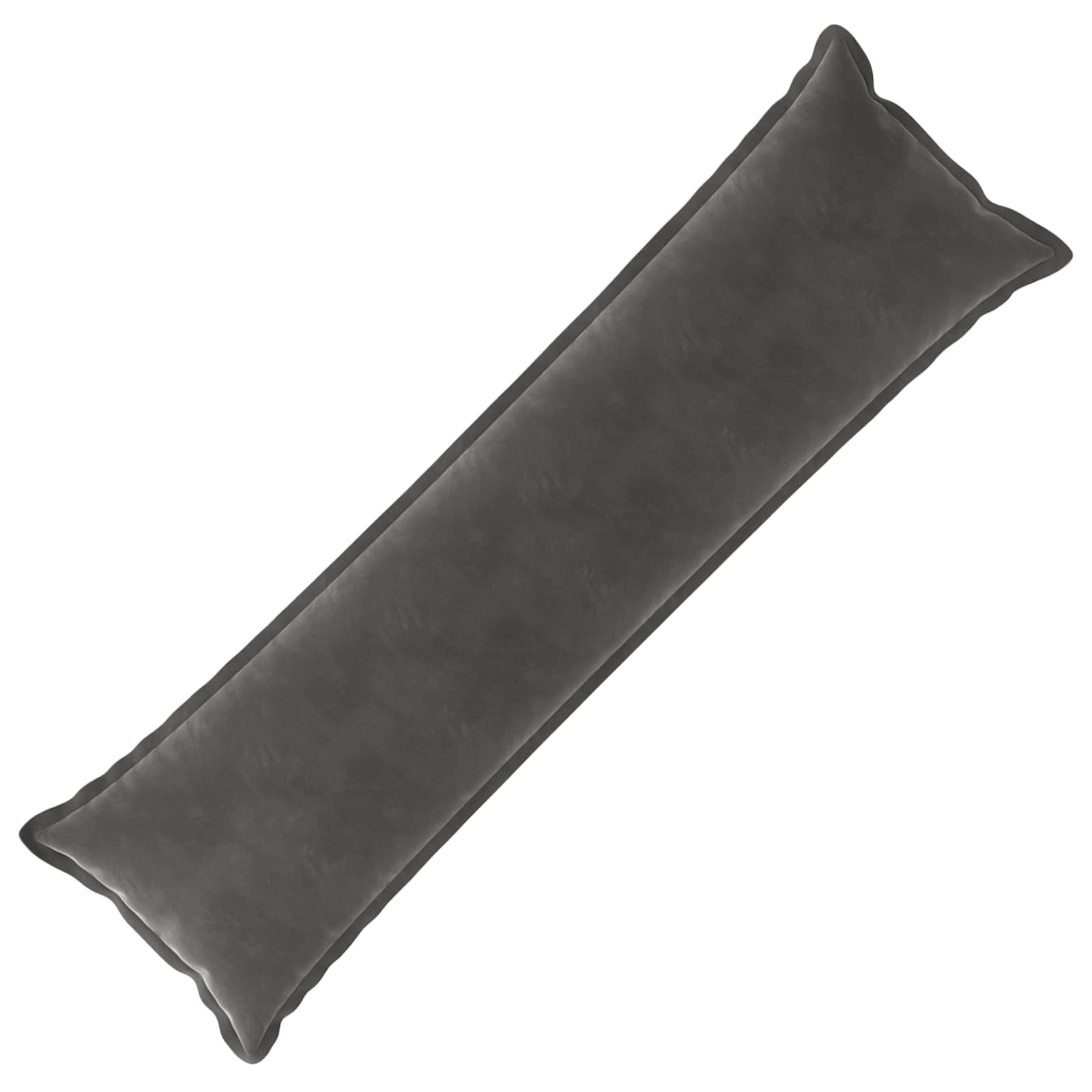 Párna huzat houten sötétszürke 40 x 145 cm bársony