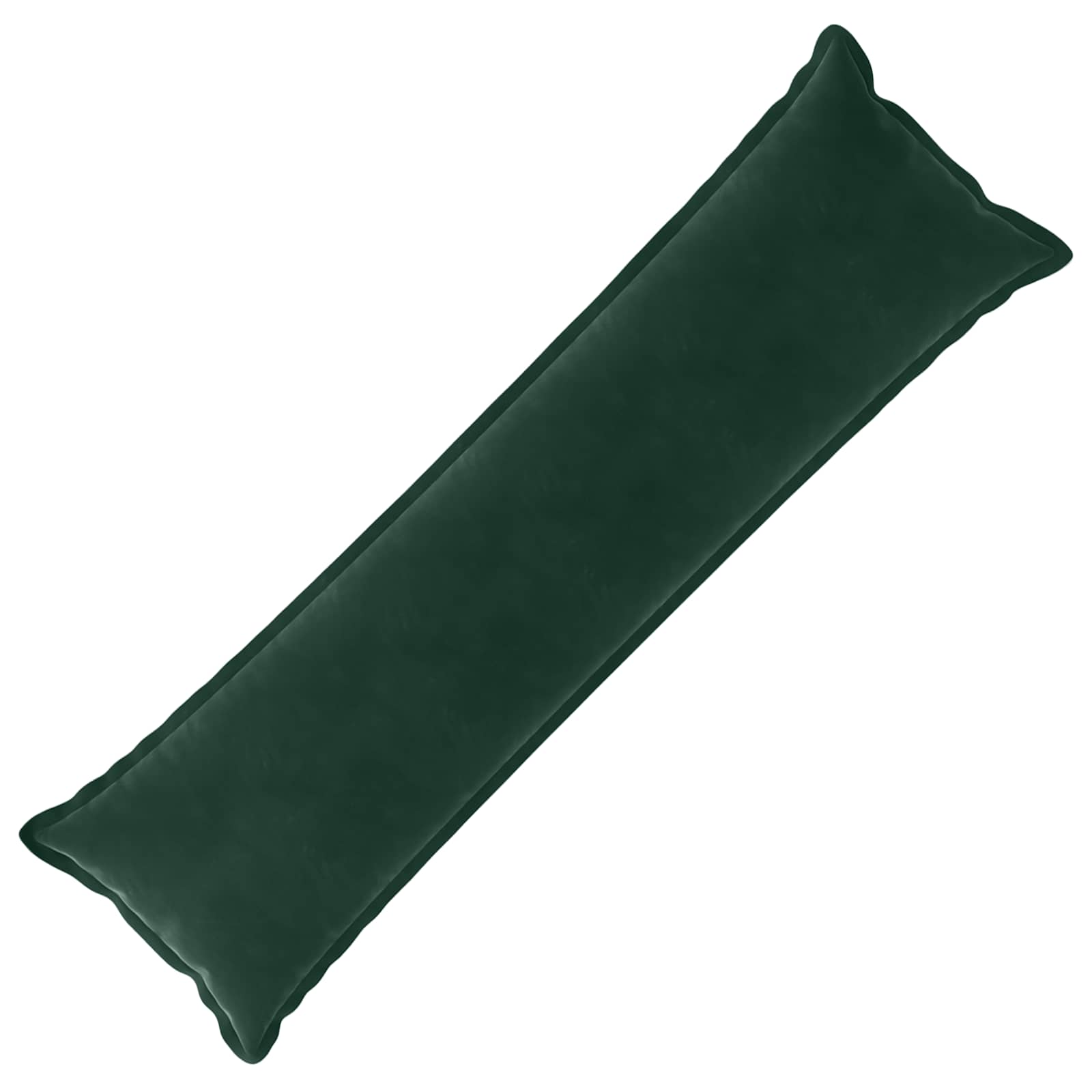 Párna huzat houten sötétzöld 40 x 145 cm bársony