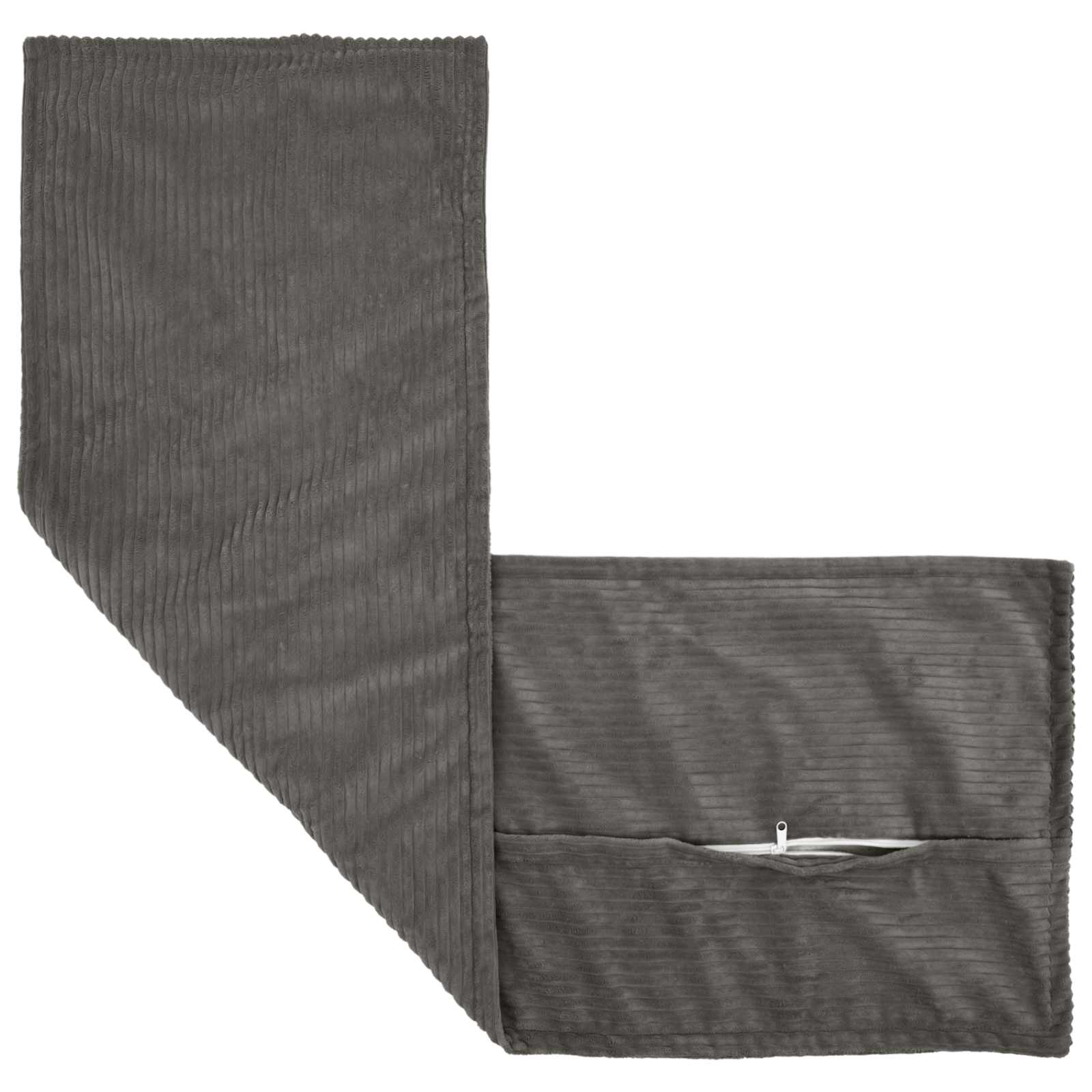 Párna huzat 2 db houten sötétszürke 40 x 145 cm cord