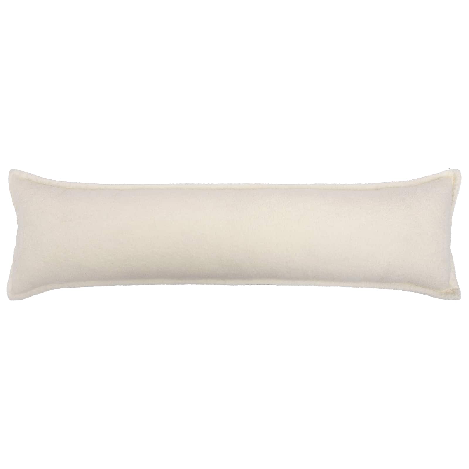 Párna huzat 2 pcs houten krémszínű 40 x 145 cm bouclé