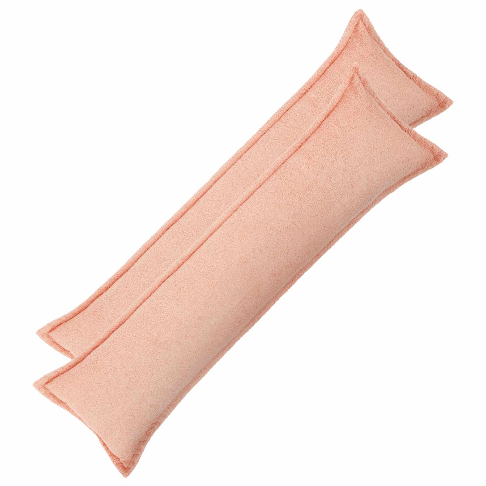 Párna huzat 2 pcs houten rózsaszín 40 x 145 cm bouclé