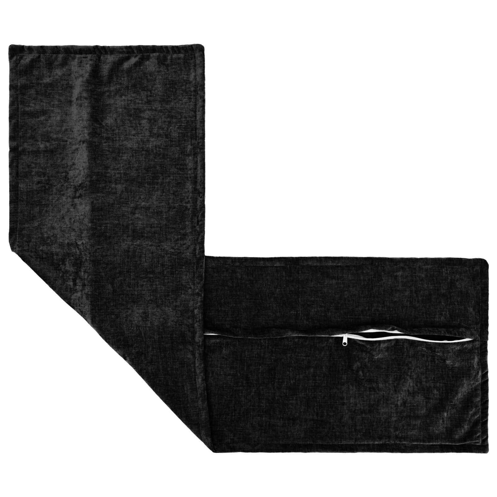 Párna huzat 2 db houten antracitszürke 40 x 145 cm