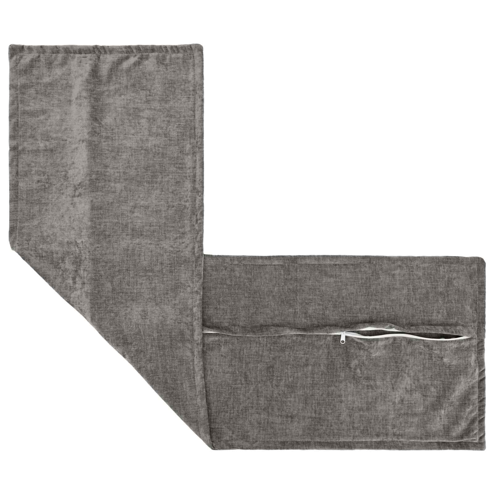 Párna huzat 2 pcs houten sötétszürke 40 x 145 cm