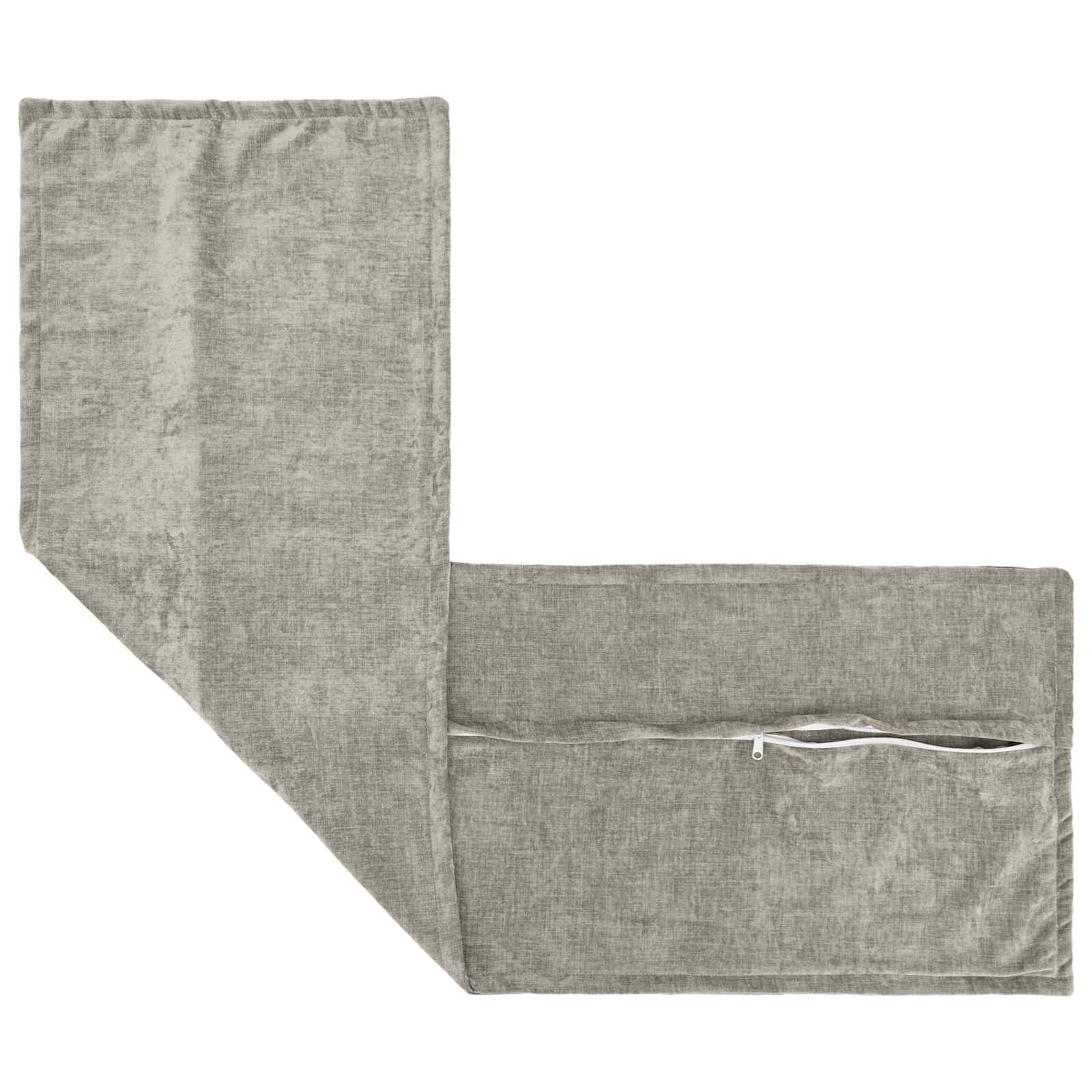 Párna huzat 2 pcs houten világosszürke 40 x 145 cm