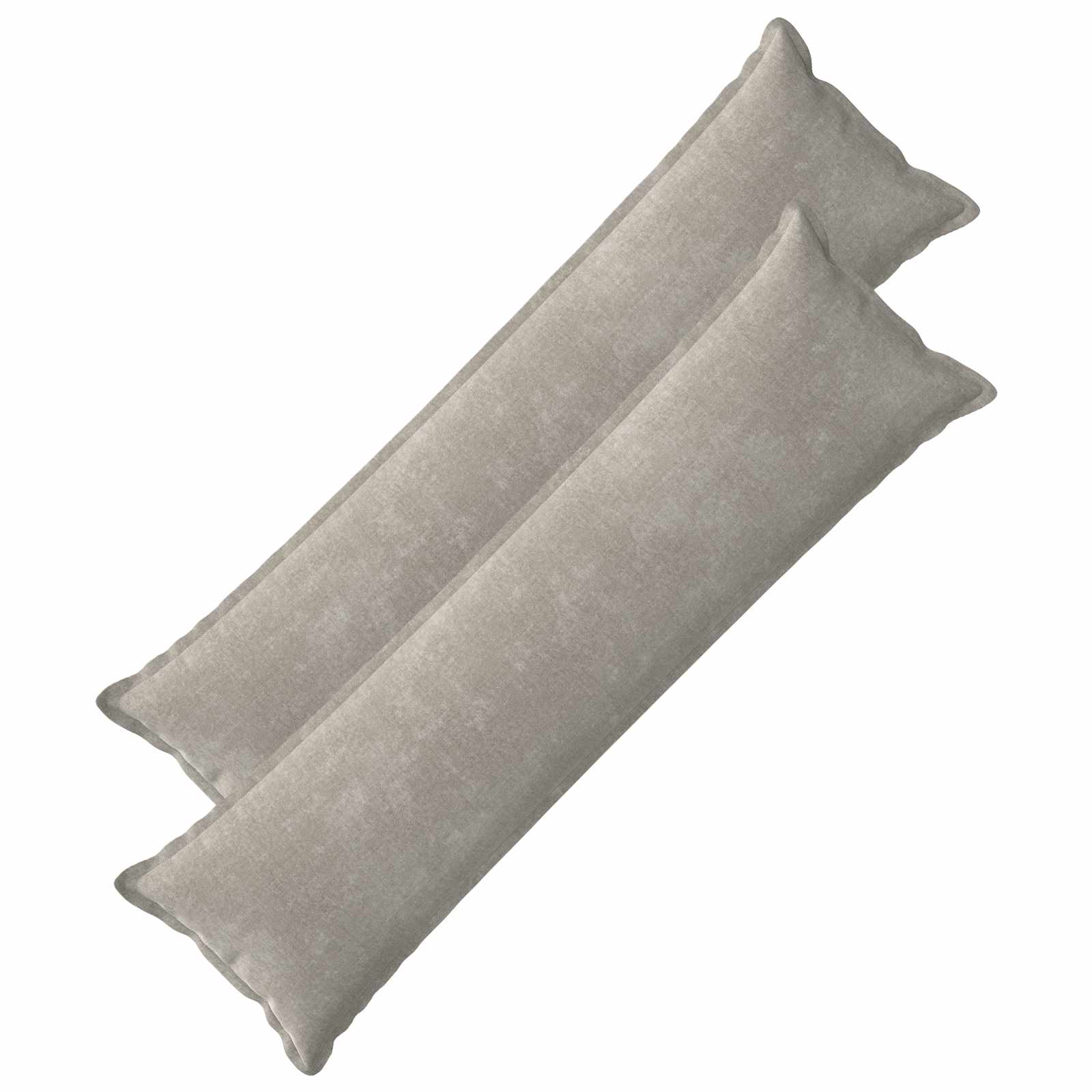 Párna huzat 2 pcs houten világosszürke 40 x 145 cm