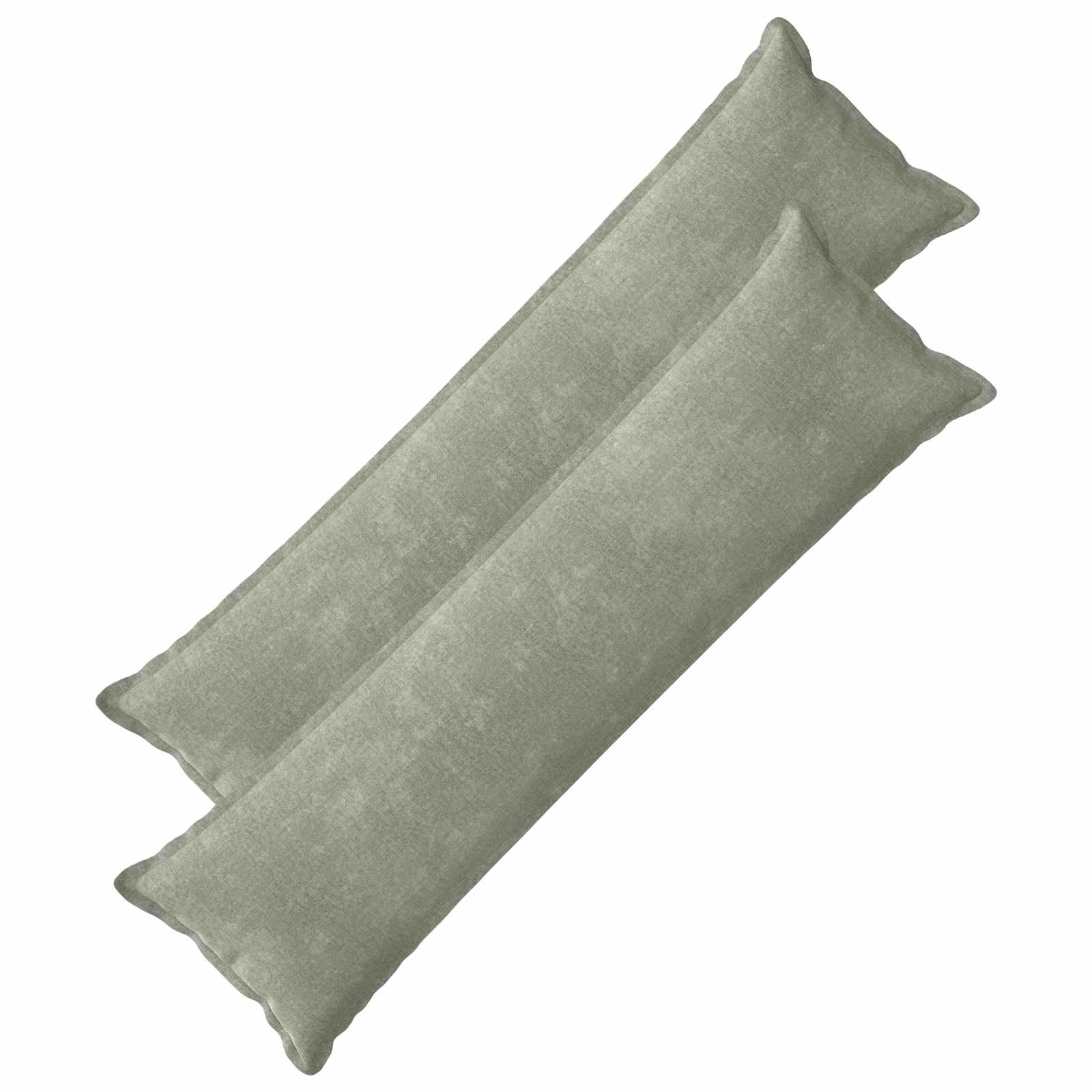 Párna huzat 2 db houten zöld 40 x 145 cm chenille szövet