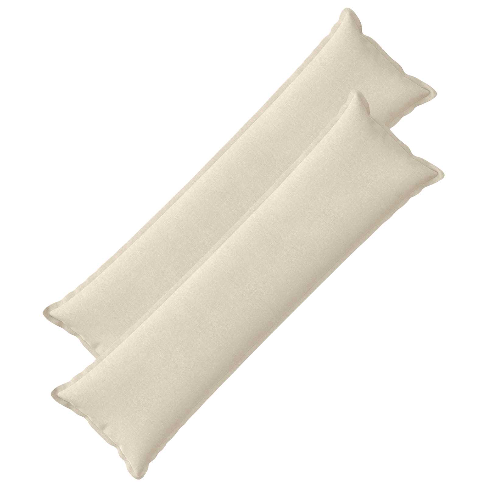 Párna huzat 2 db houten krémszínű 40 x 145 cm chenille szövet