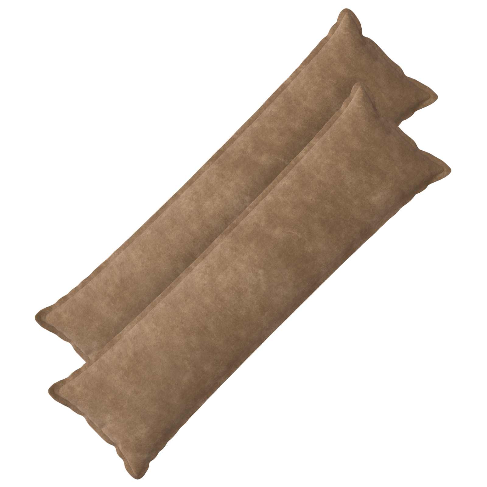 Párna huzat 2 pcs houten tópszínű 40 x 145 cm mikroszálas plüss