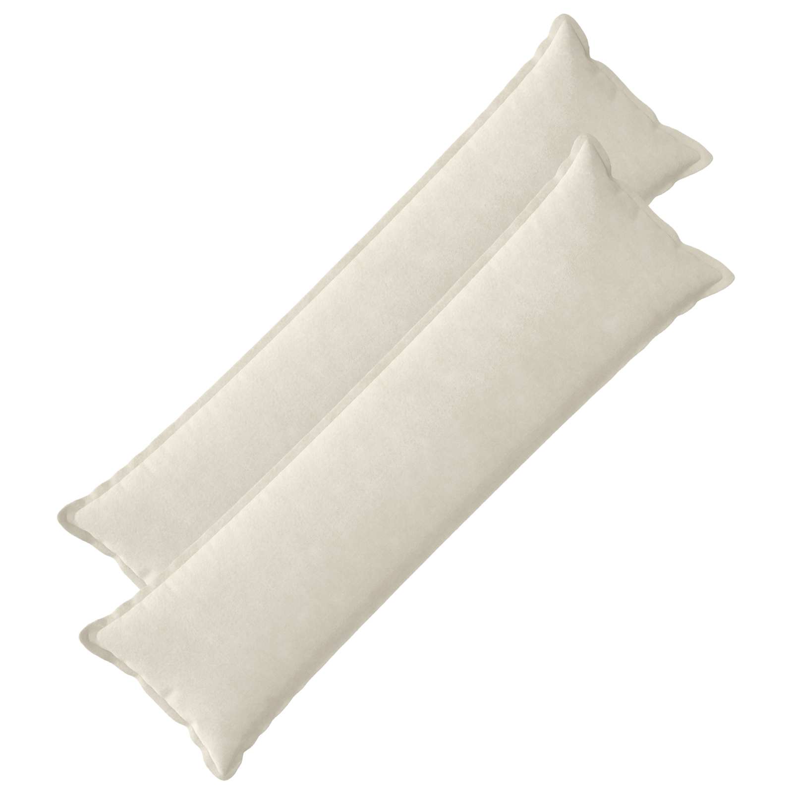 Párna huzat 2 pcs houten krémszínű 40 x 145 cm