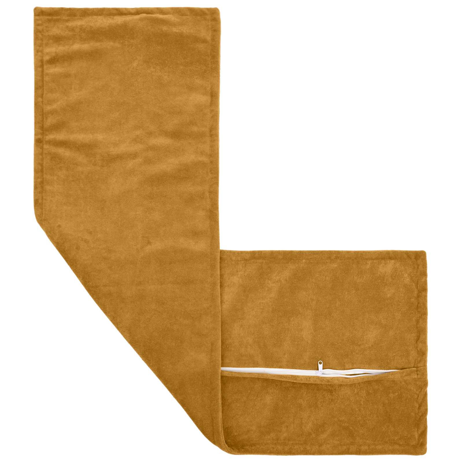 Párna huzat 2 pcs houten sárga 40 x 145 cm mikroszálas plüss