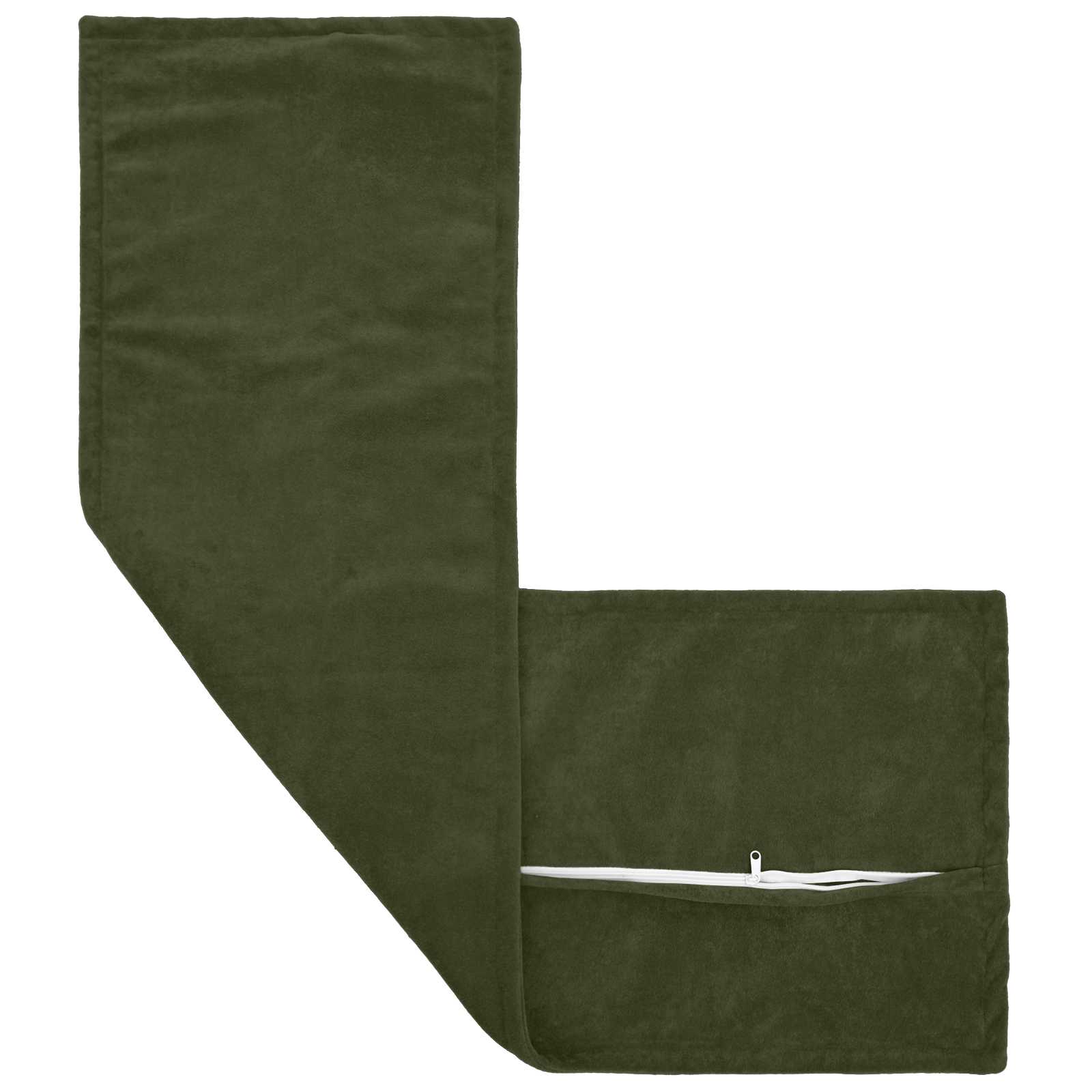 Párna huzat houten zöld 40 x 145 cm mikroszálas plüss