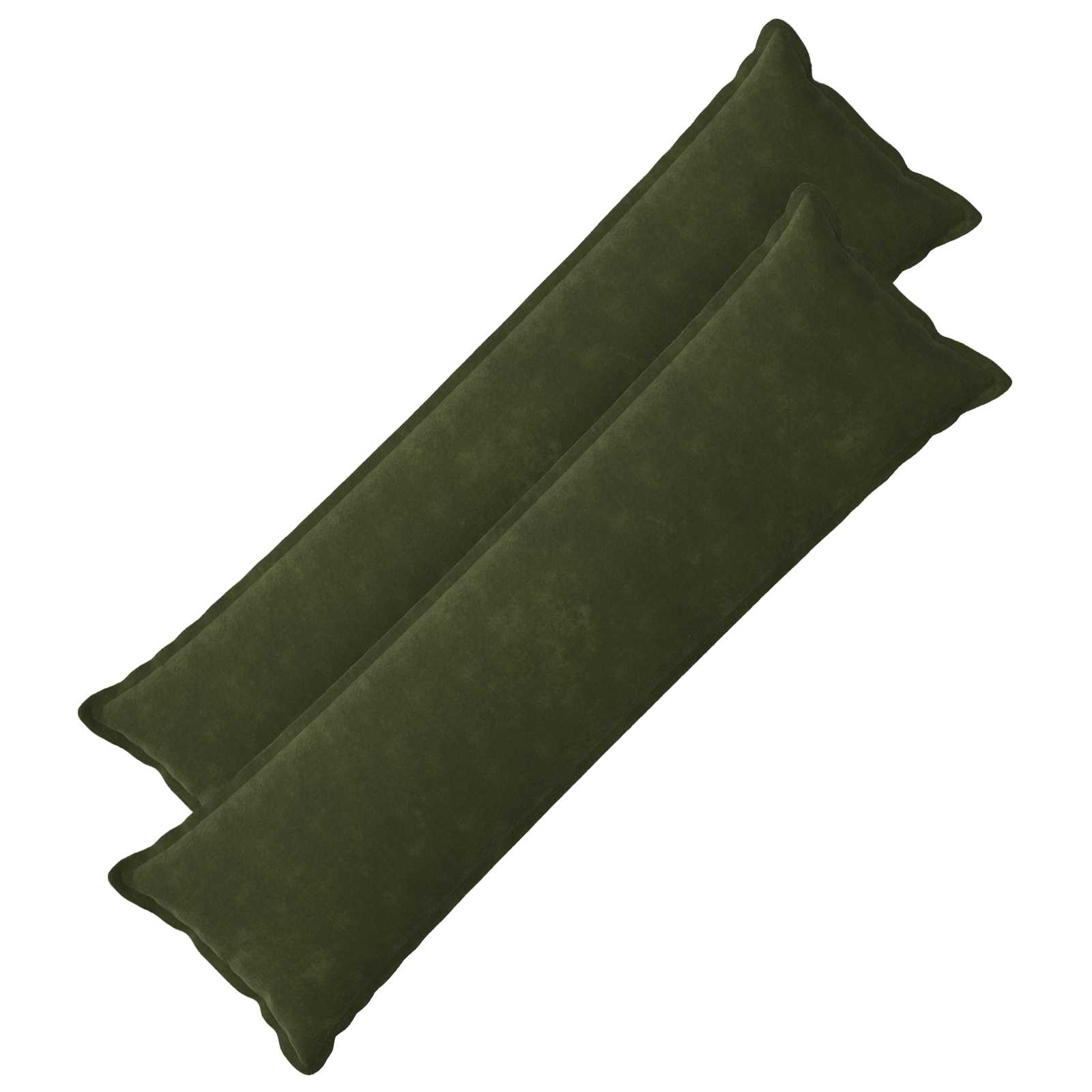Párna huzat 2 pcs houten zöld 40 x 145 cm mikroszálas plüss