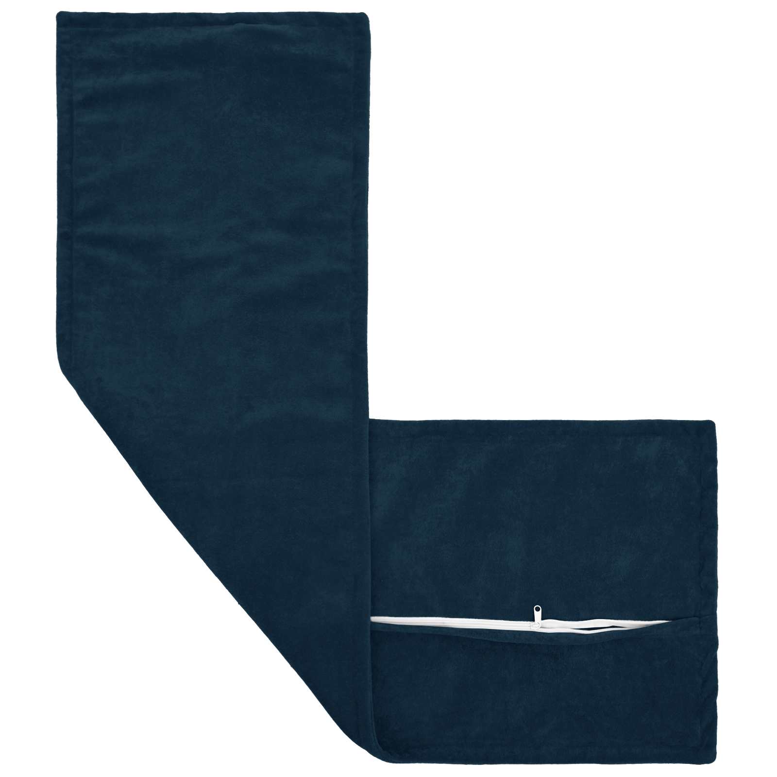 Párna huzat 2 pcs houten kék 40 x 145 cm mikroszálas plüss