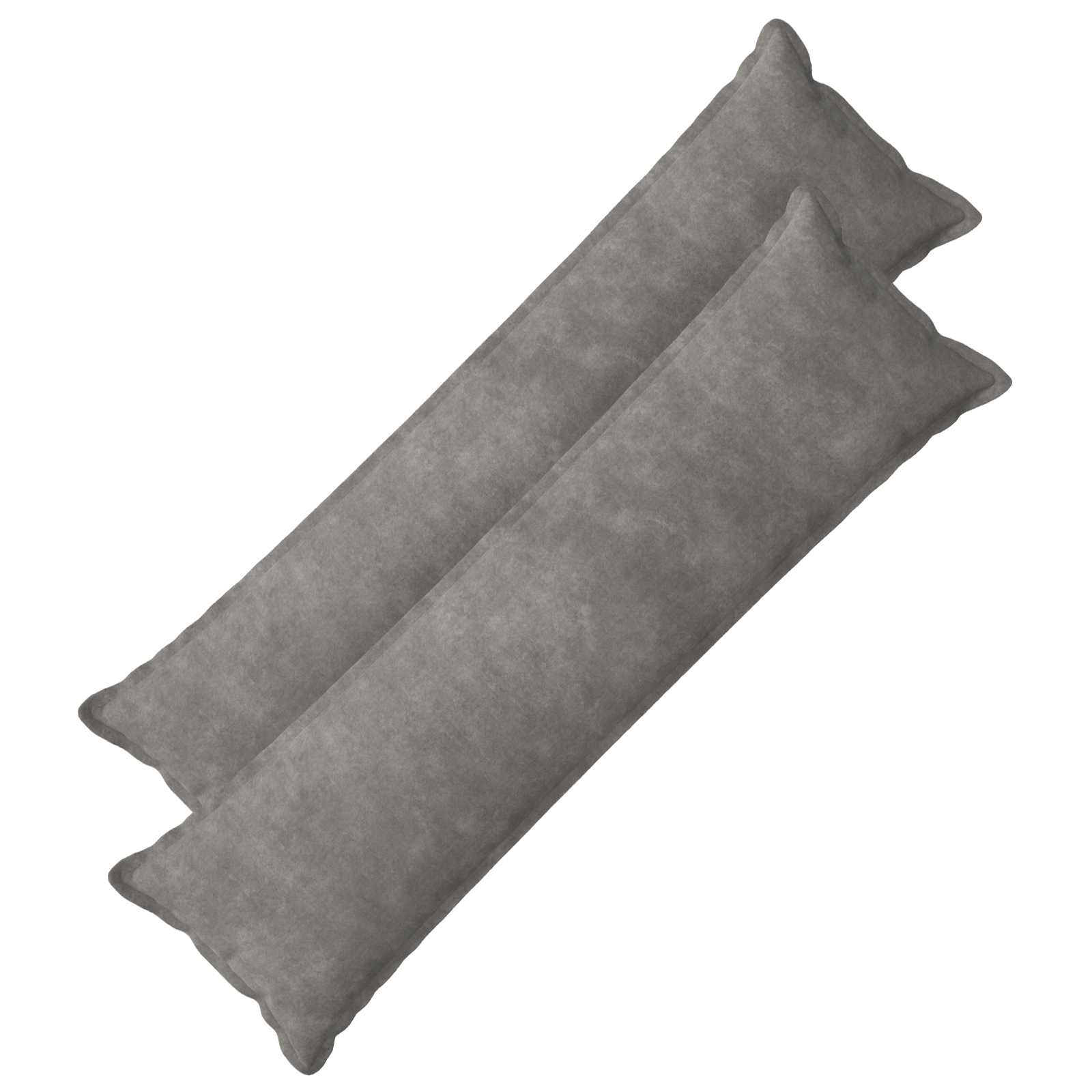 Párna huzat 2 pcs houten világosszürke 40 x 145 cm