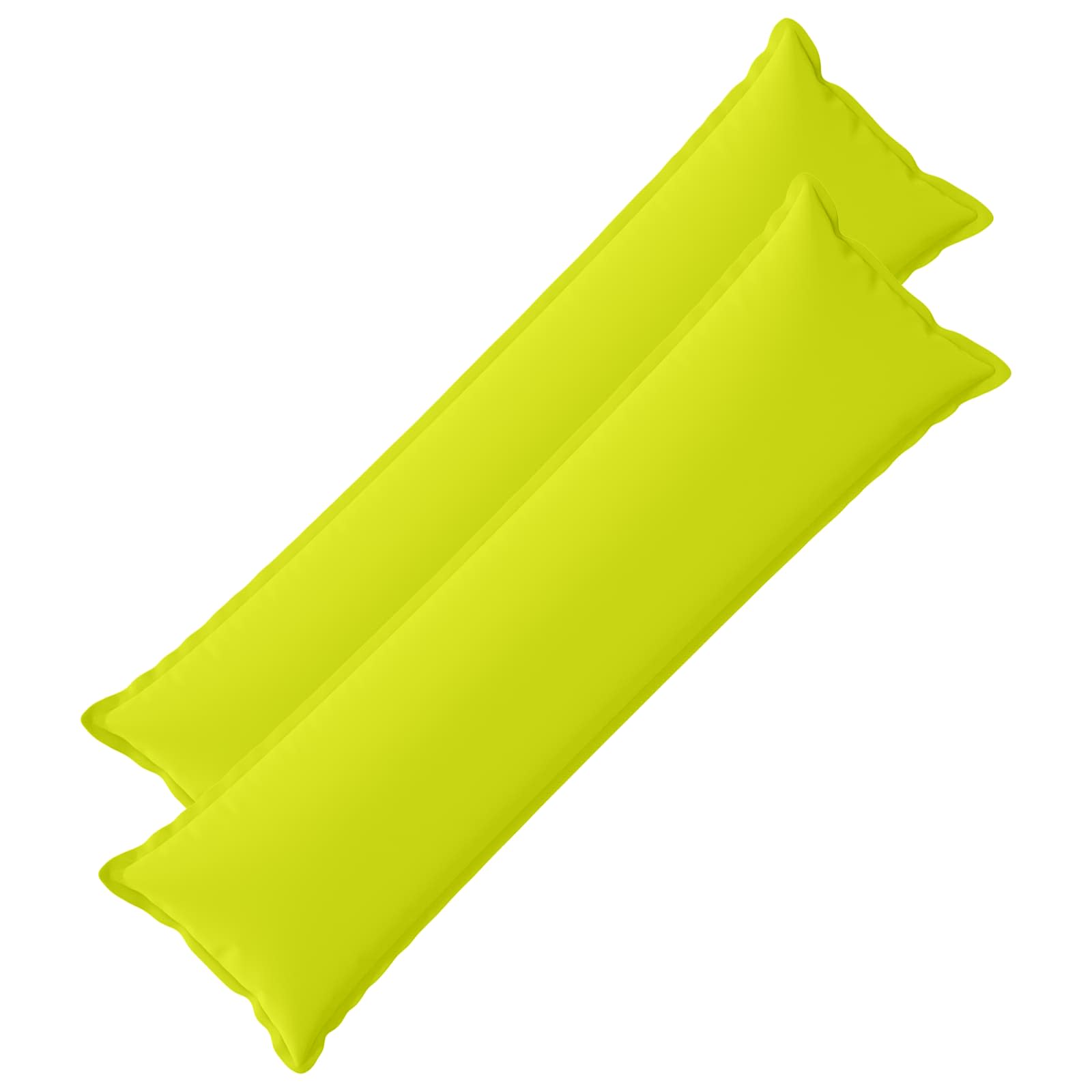 Párna huzat 2 db houten fényes zöld 40 x 145 cm poliészter
