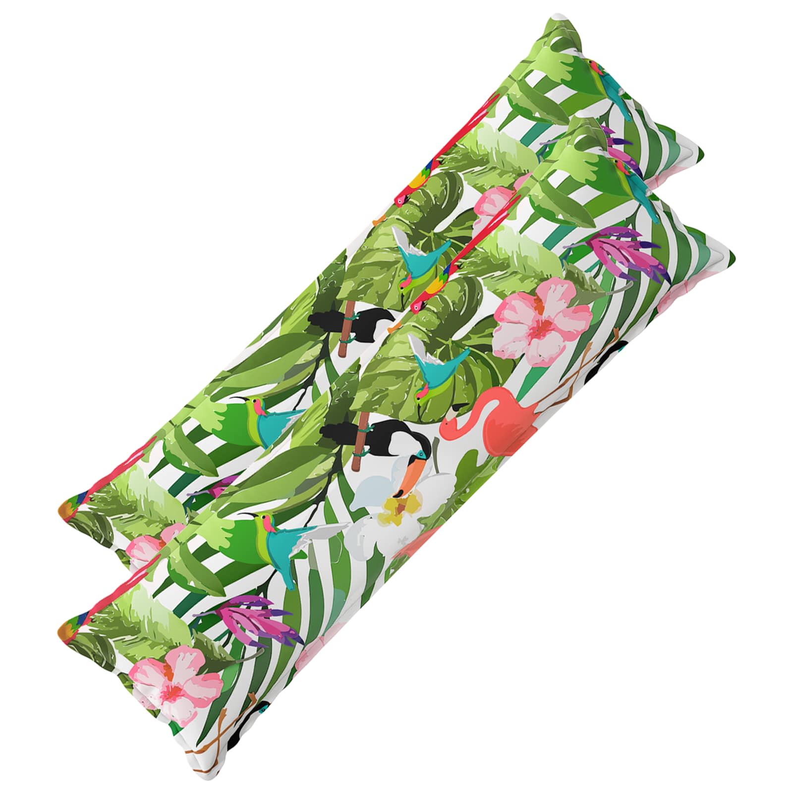Párna huzat 2 db houten fekete 40 x 145 cm poliészter