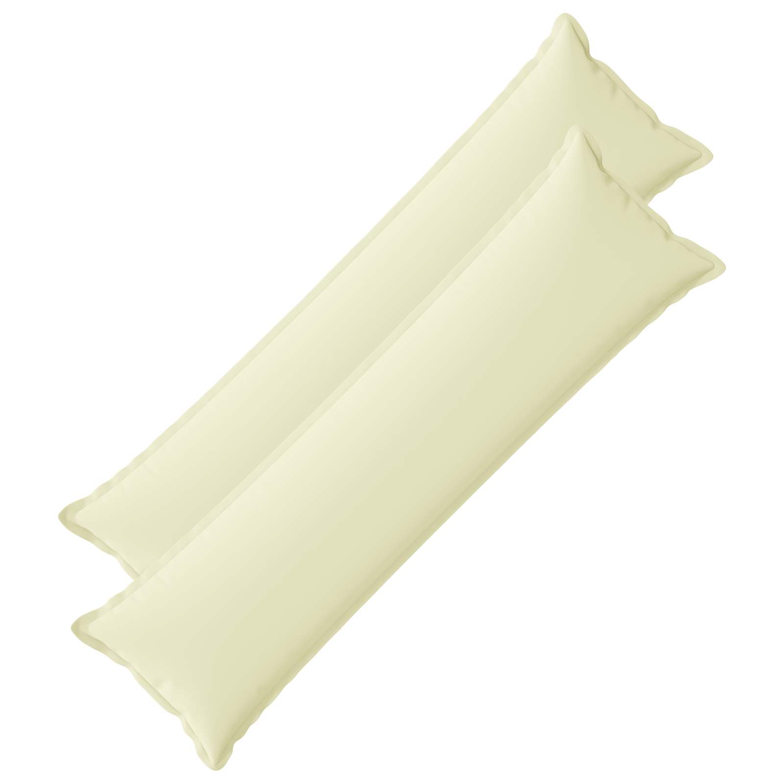 Párna huzat 2 db houten krémszínű 40 x 145 cm poliészter