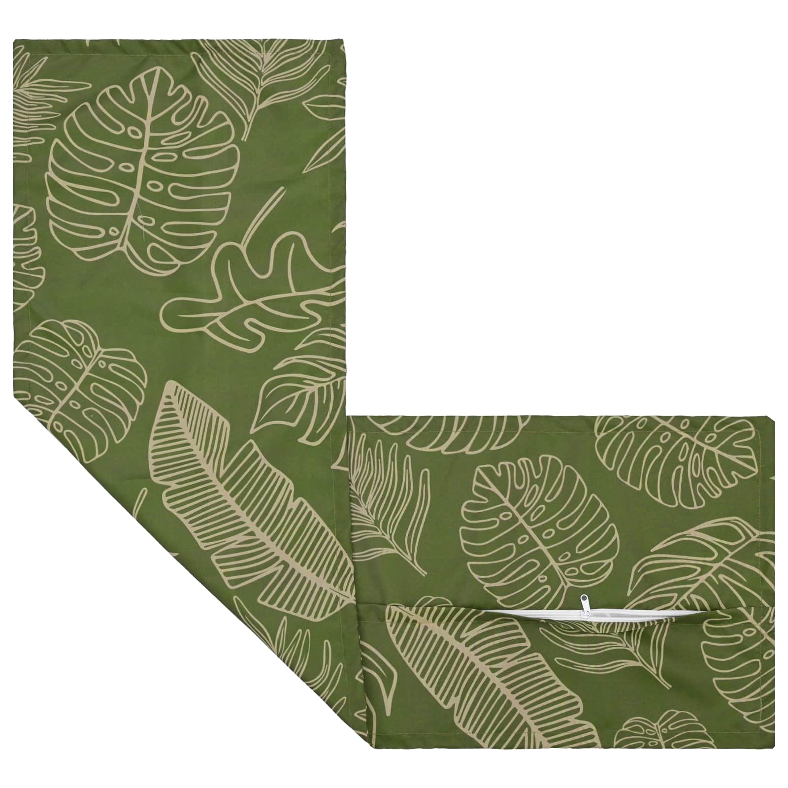 Párna huzat 2 db houten levélminta 40 x 145 cm poliészter