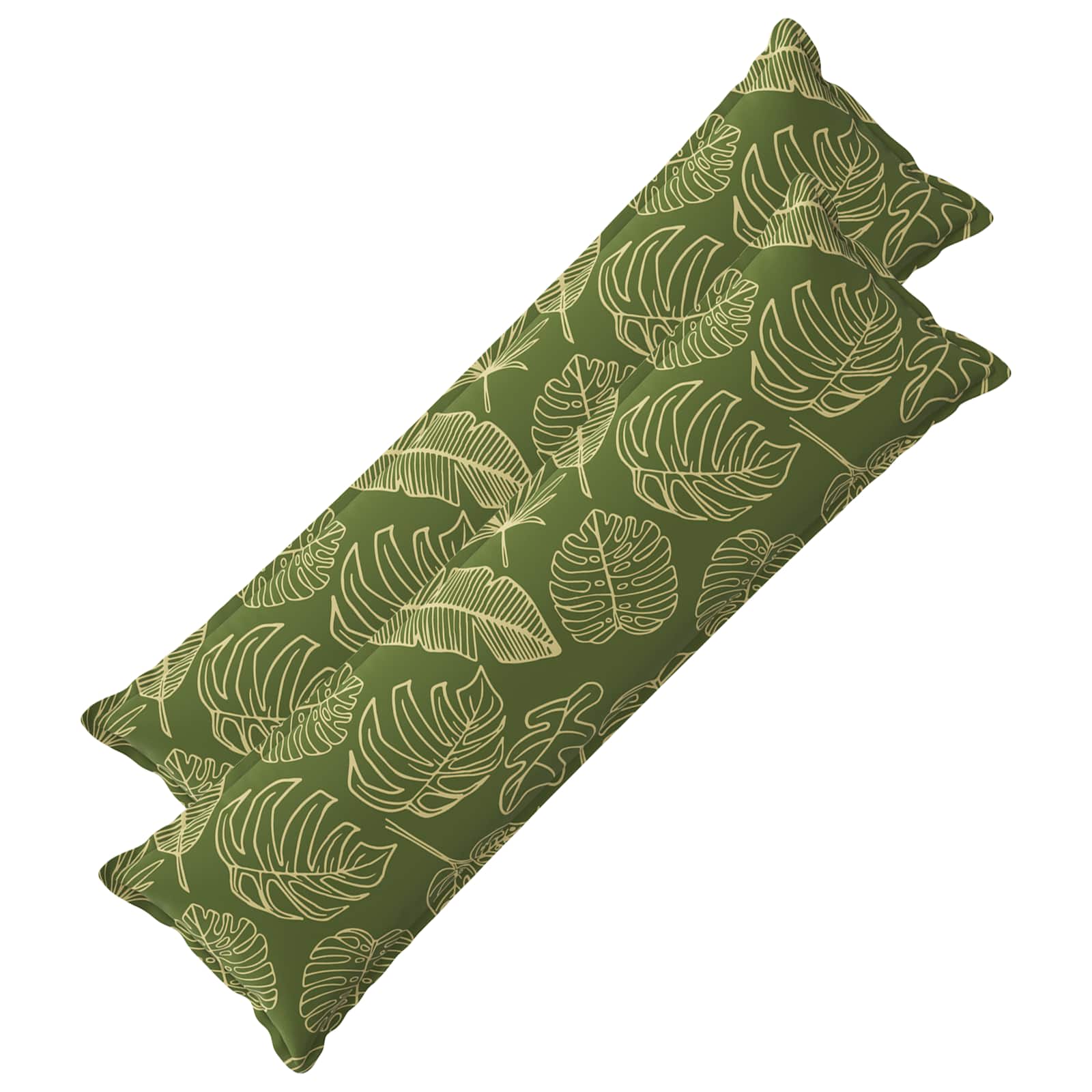Párna huzat 2 db houten levélminta 40 x 145 cm poliészter