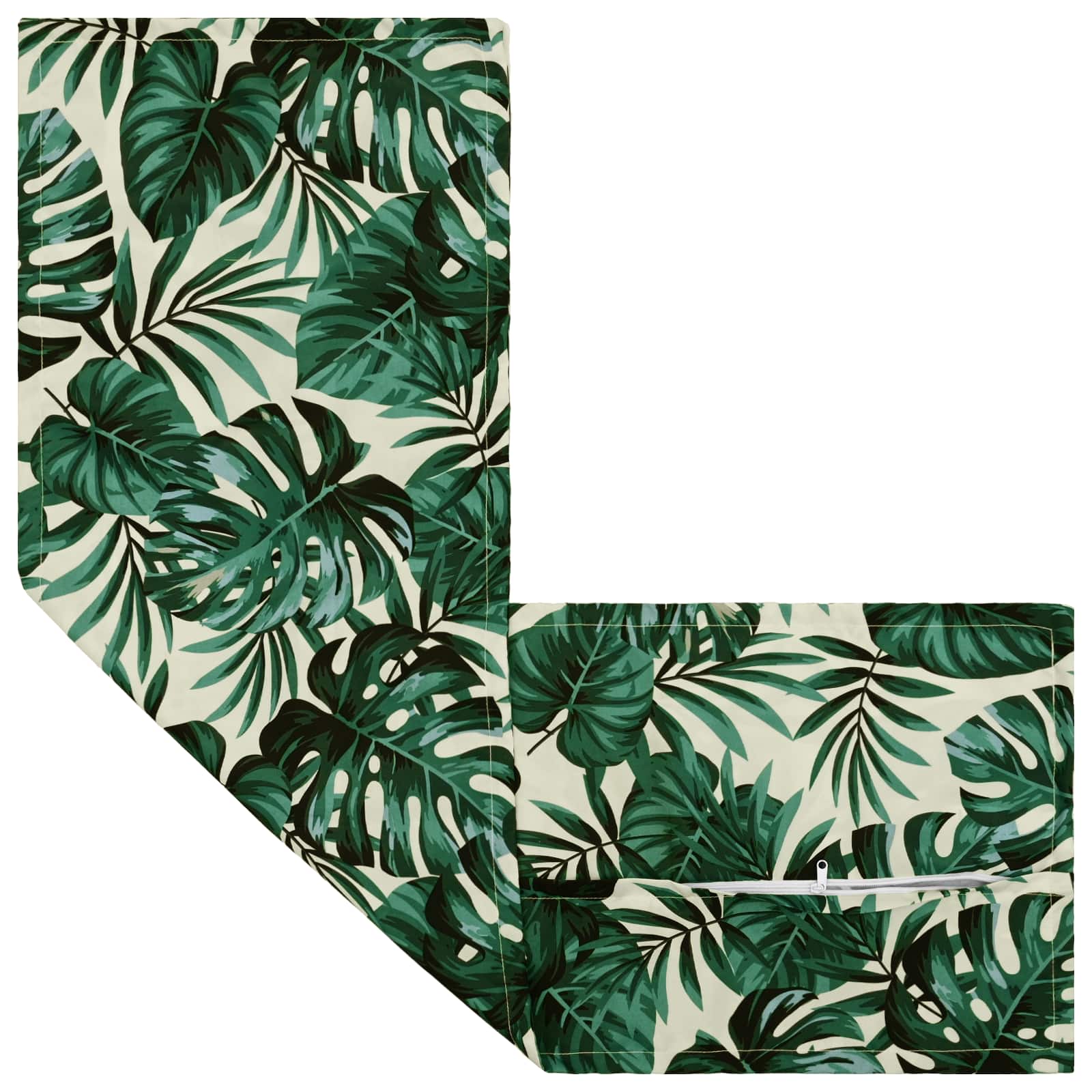 Párna huzat houten levélminta 40 x 145 cm poliészter