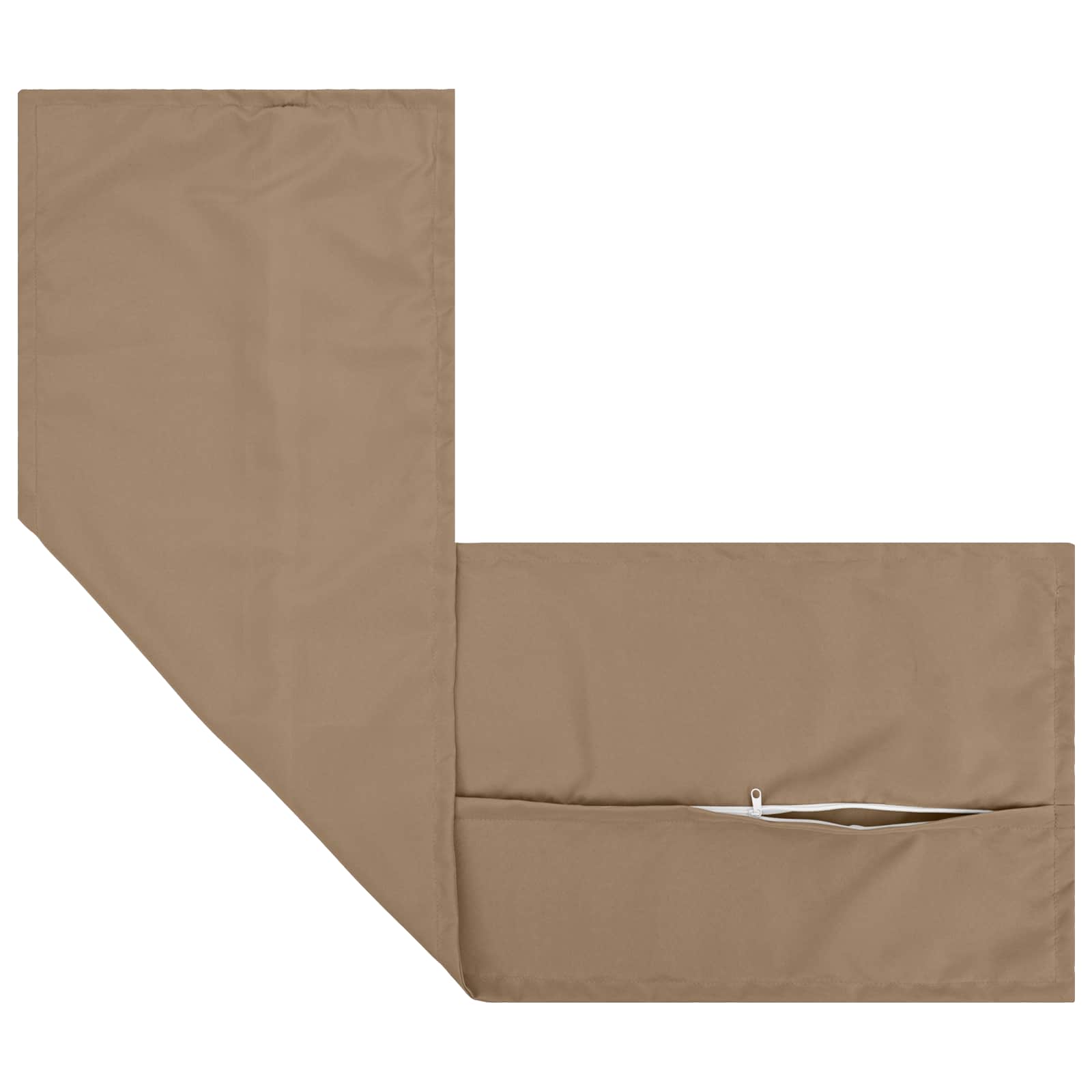 Párna huzat 2 db houten tópszínű 40 x 145 cm poliészter
