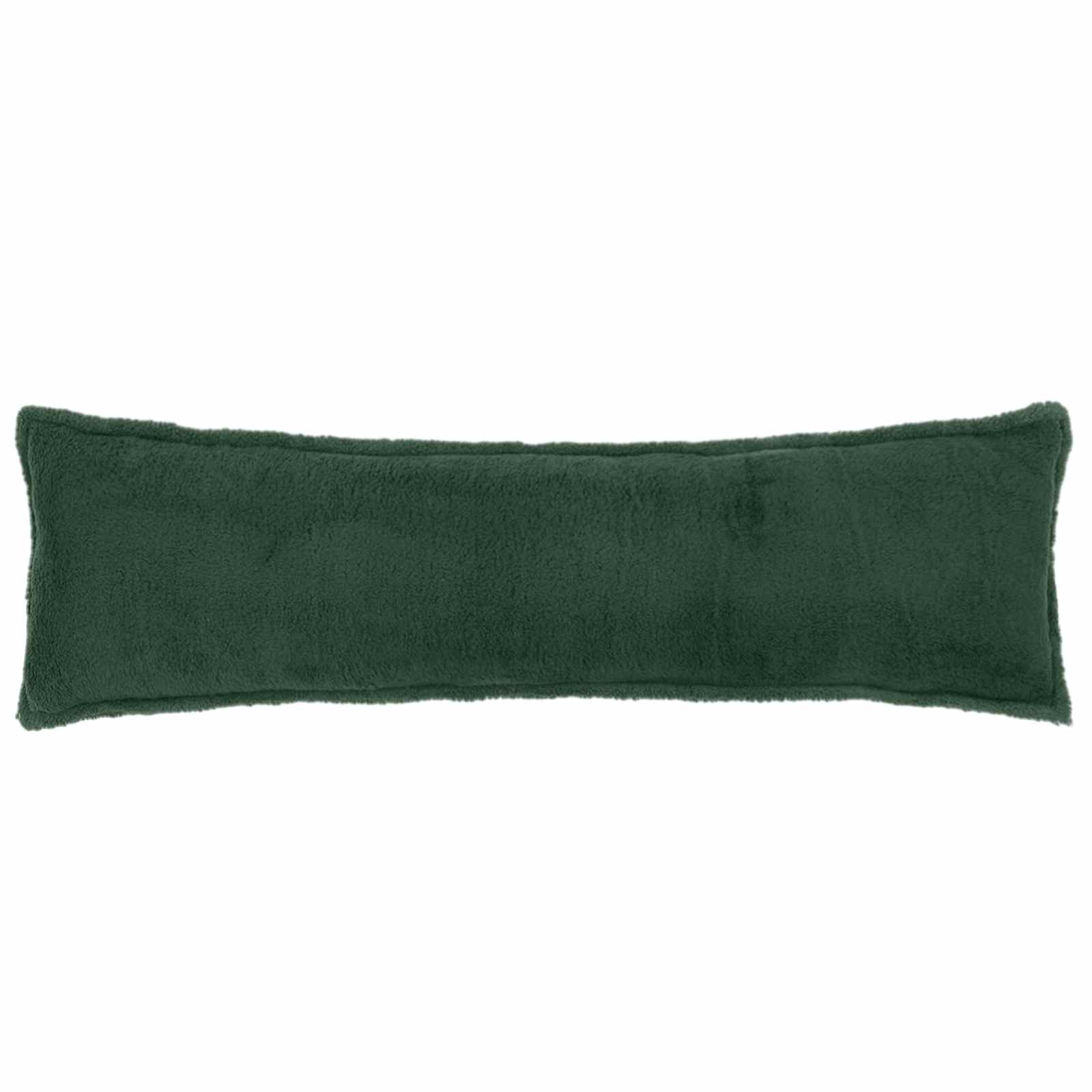 Párna huzat 2 pcs houten sötétzöld 40 x 145 cm bouclé