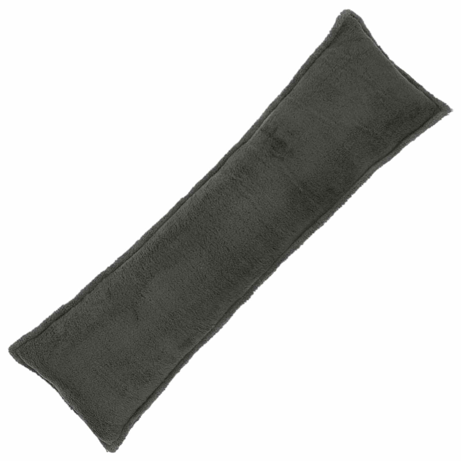 Párna huzat houten sötétszürke 40 x 145 cm bouclé