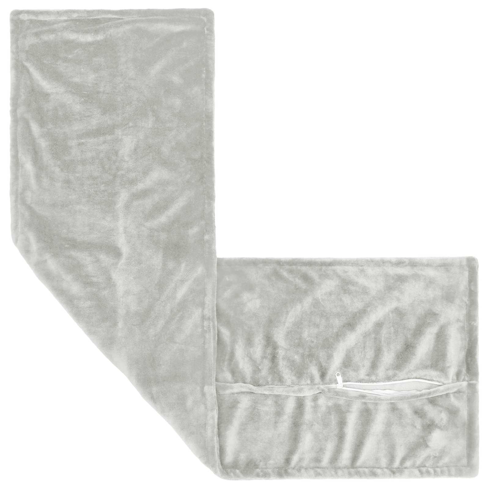 Párna huzat 2 db houten világosszürke 40 x 145 cm flanell